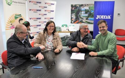 Intersport, Joma y la Agrupación Deportiva San Juan firman un acuerdo de donación a nuestra asociación