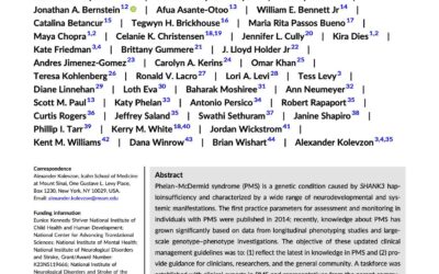 Actualizadas las directrices de consenso sobre el manejo del Síndrome de Phelan-McDermid