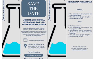 La Jornada de Ciencia Ciudadana “Juntes Menys Rares” se celebrará en Barcelona el próximo día 26 de octubre