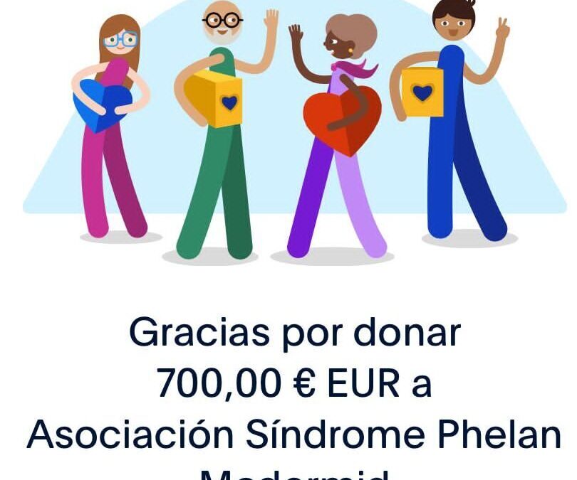 La Federación de Peñas Festeras de Dolores contribuye con la Asociación Síndrome de Phelan-McDermid a través de una donación