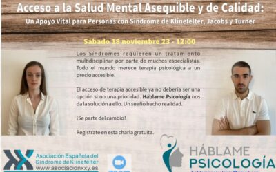 Charla sobre la importancia del acceso a la salud mental asequible y de calidad con Háblame Psicología