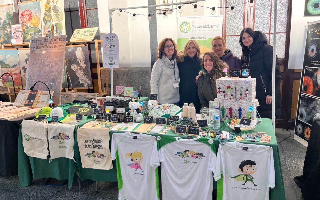 La tienda solidaria de la Asociación Síndrome de Phelan-McDermid presente en Mercado de Motores