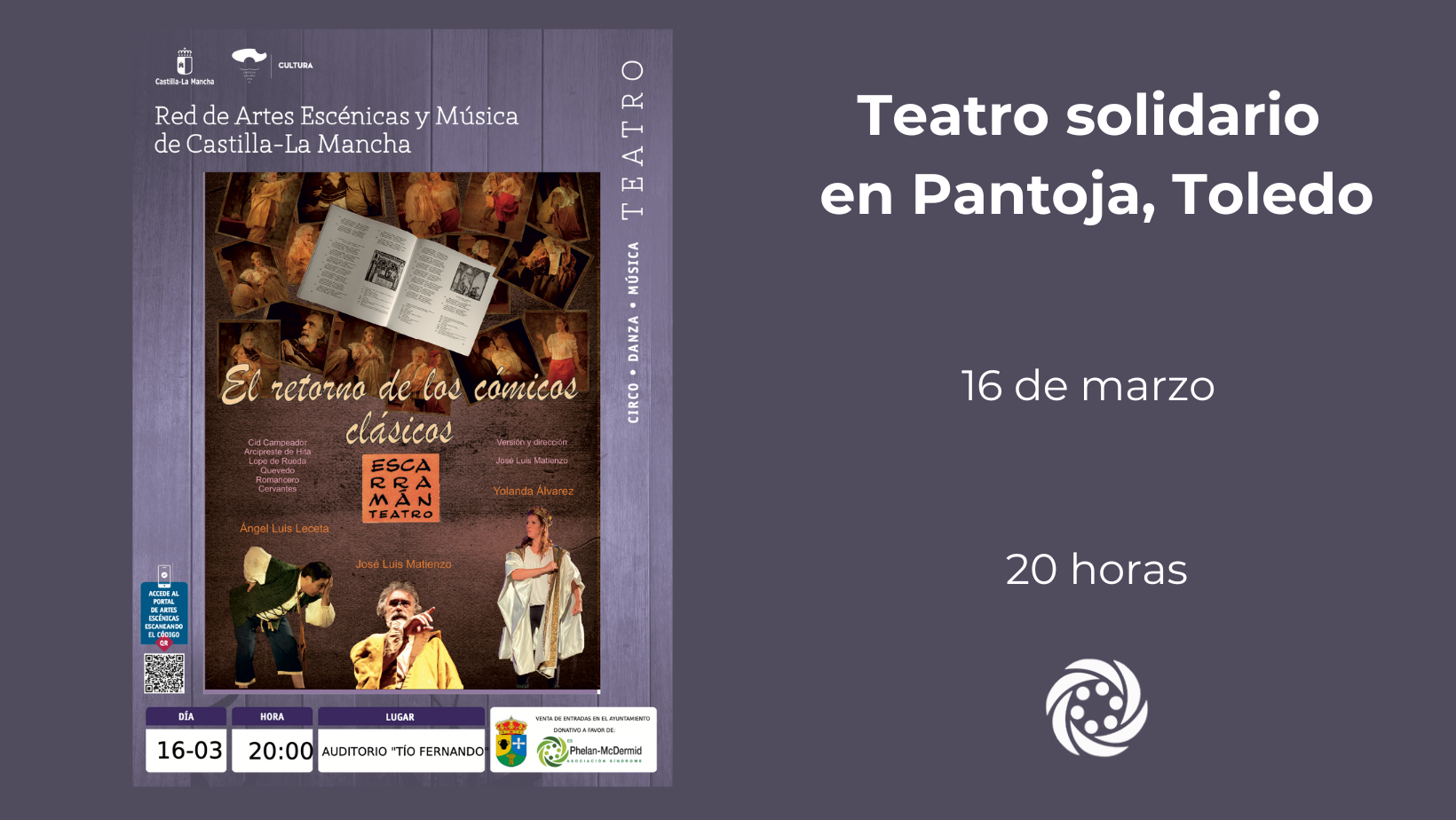 Teatro solidario en Pantoja (Toledo)
