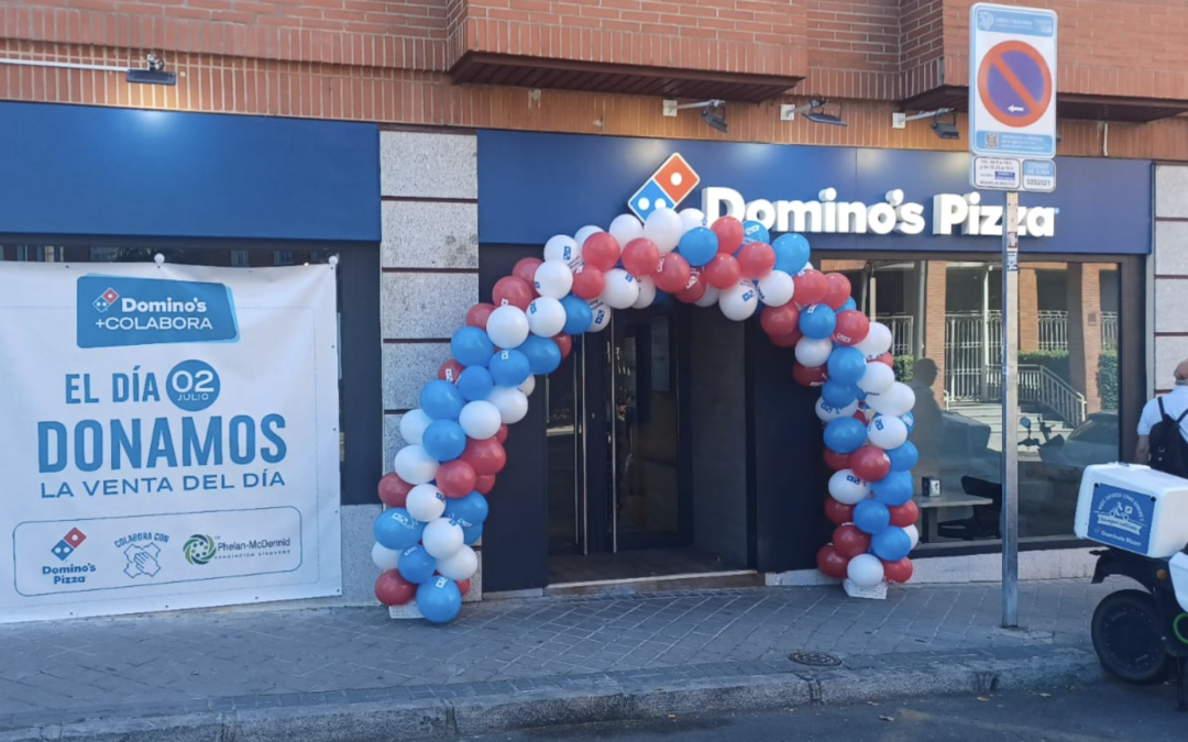 Inauguración solidaria de Domino’s Pizza en Madrid