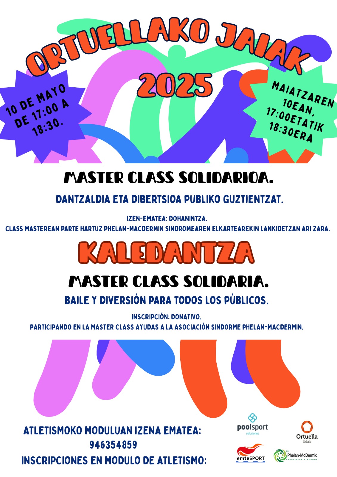 Master class solidaria de baile en 0rtuella