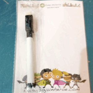 Pizarra magnética de nevera con rotulador