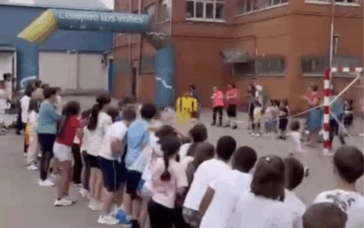 Carrera Run Like a Hero en el CEIP Casimiro Sainz (Cantabria)