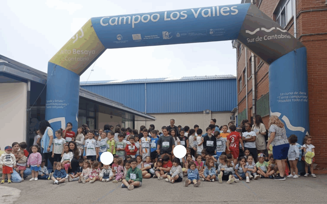 Carrera Run Like a Hero en el CEIP Casimiro Sainz (Cantabria)