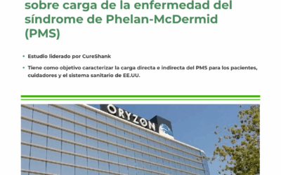 ORYZON patrocina el primer estudio sobre carga de la enfermedad del síndrome de Phelan-McDermid (PMS)