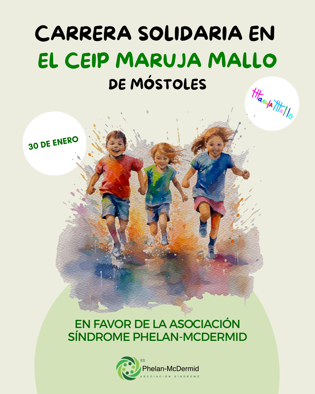 Carrera solidaria CEIP Maruja Mallo (Móstoles)