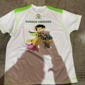 Camiseta técnica unisex héroes