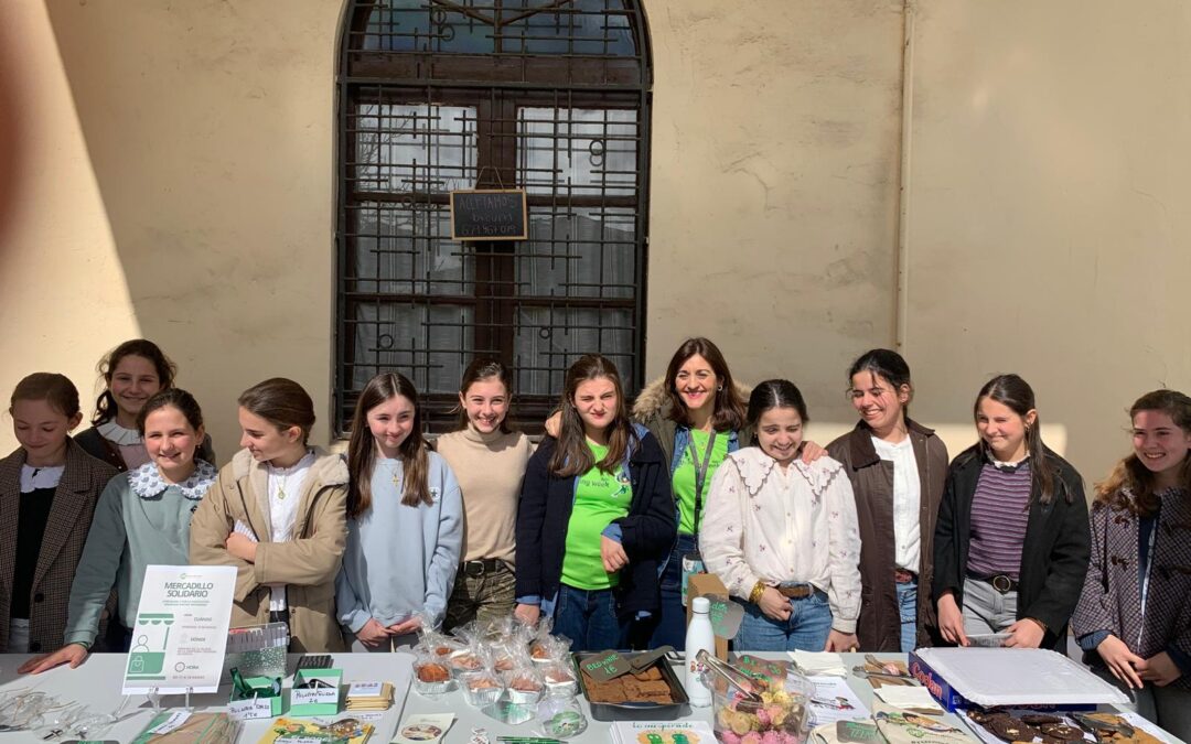 Mercadillo solidario en Algorta