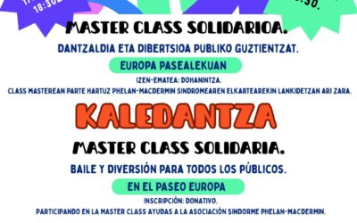 Master class solidaria de baile en Ortuella