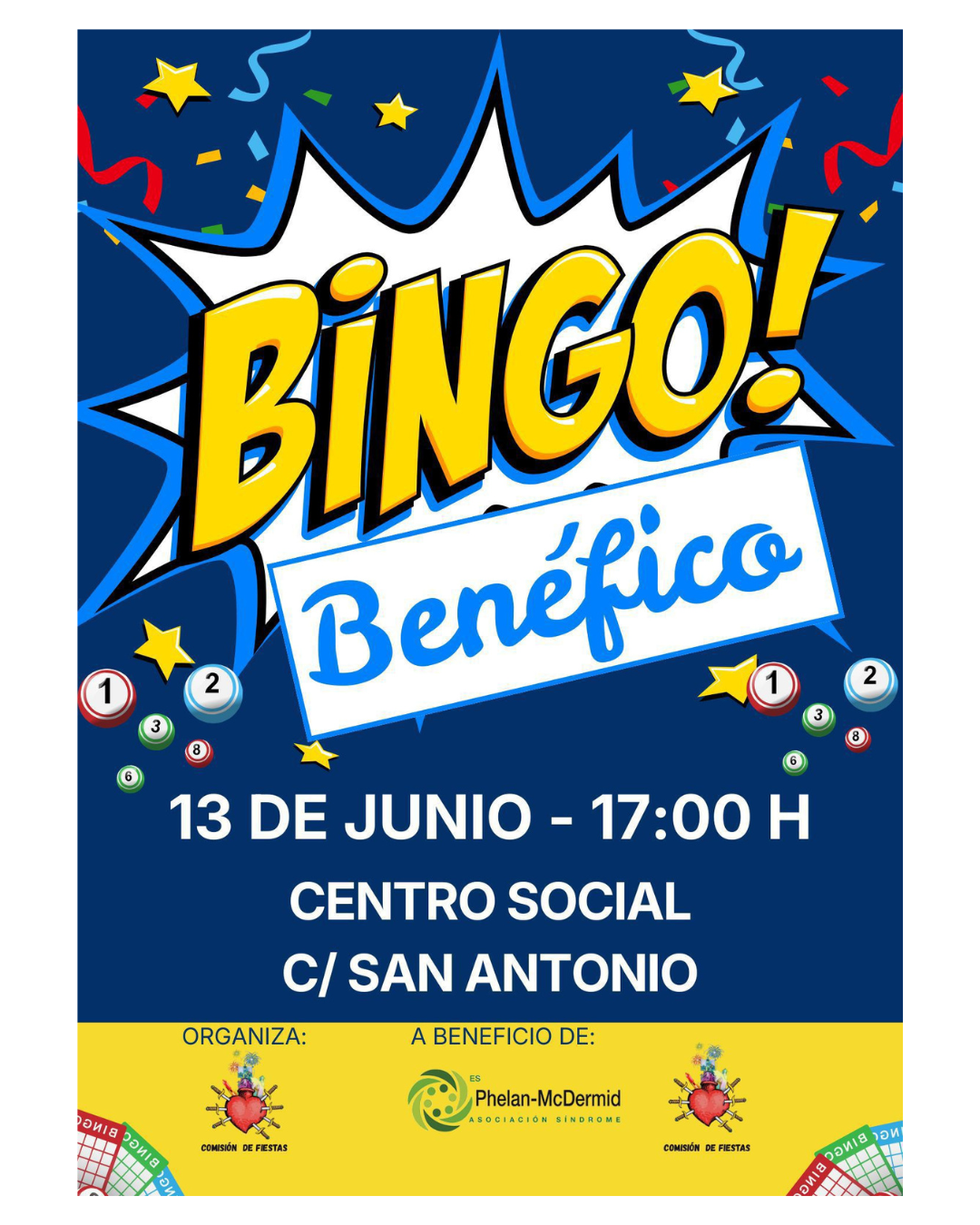 Bingo benéfico en Dolores