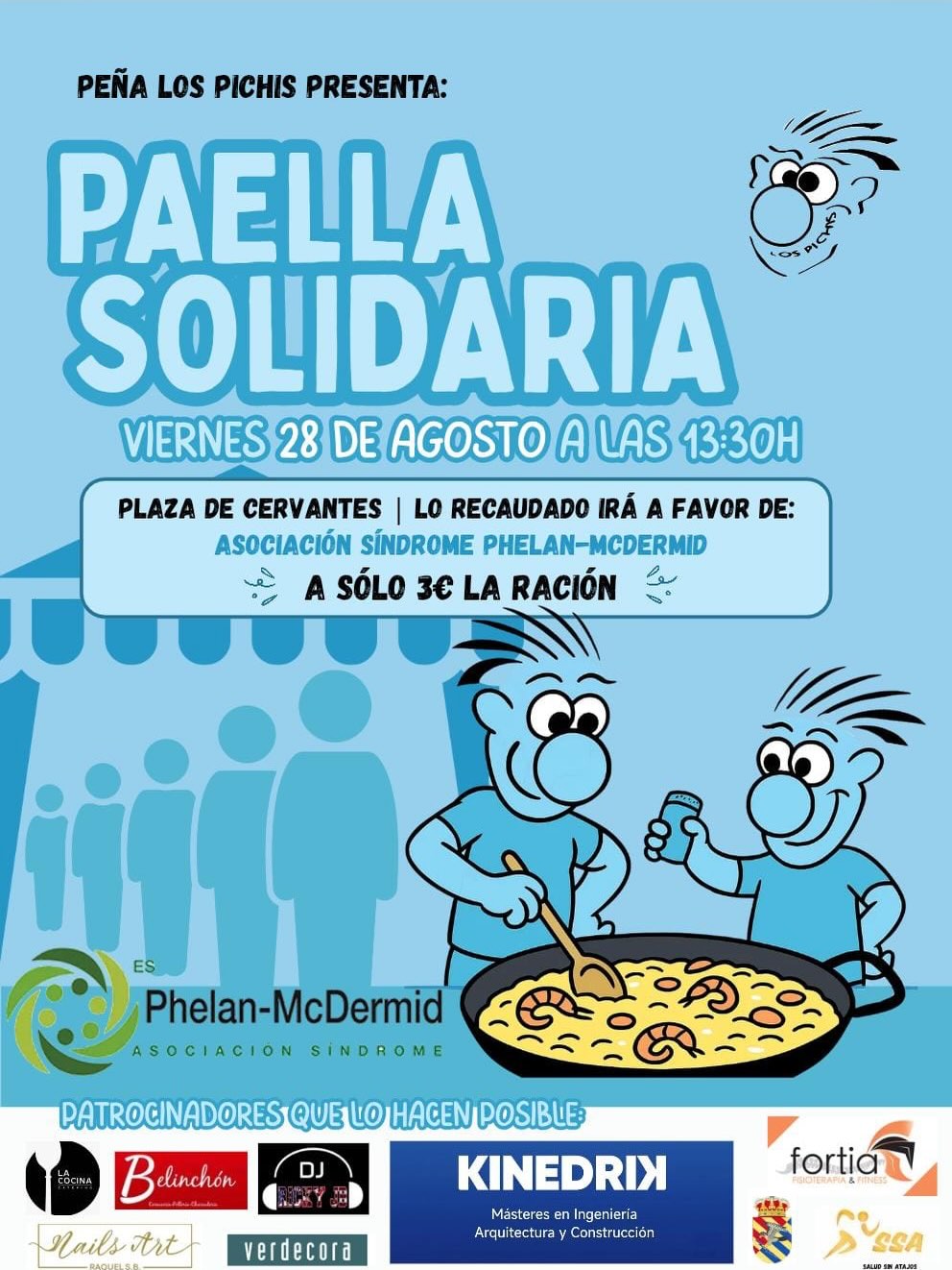 Paella solidaria en Alcalá de Henares