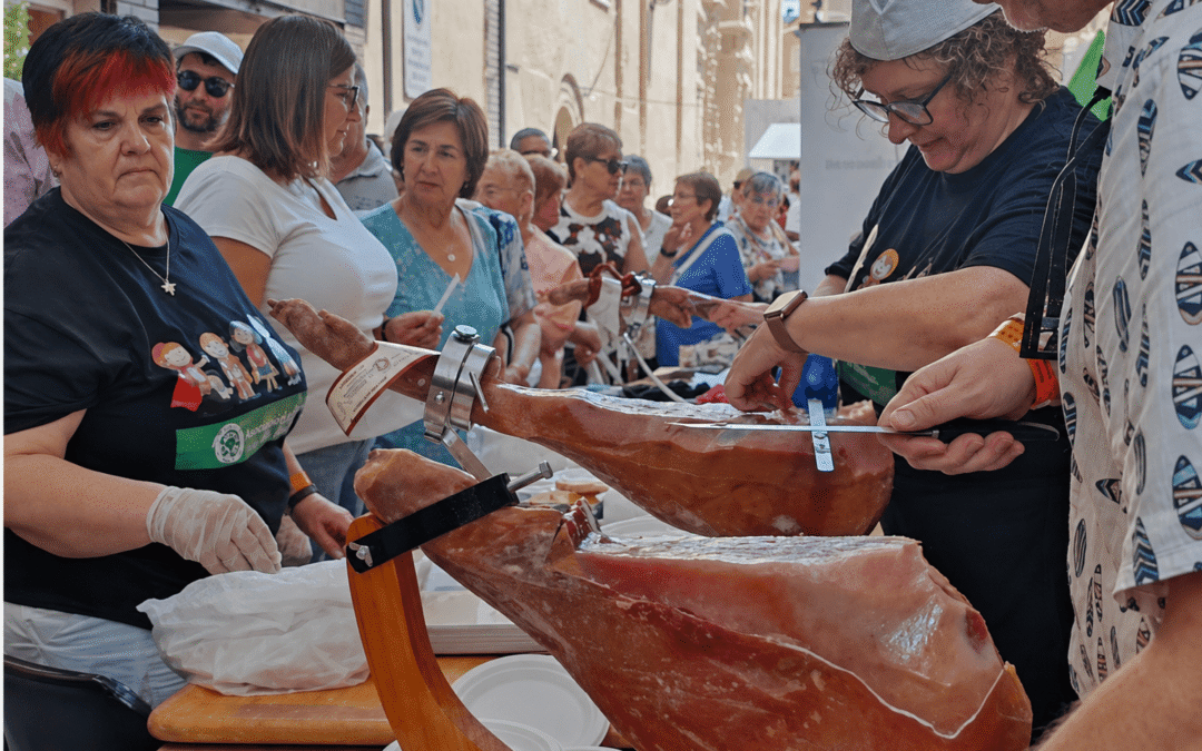 Jamonada en Mas de las Matas
