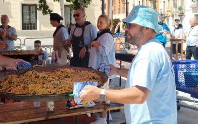 Paella solidaria en Alcalá de Henares