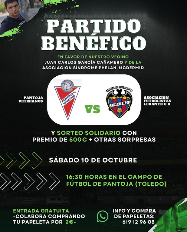 Fútbol solidario en Pantoja