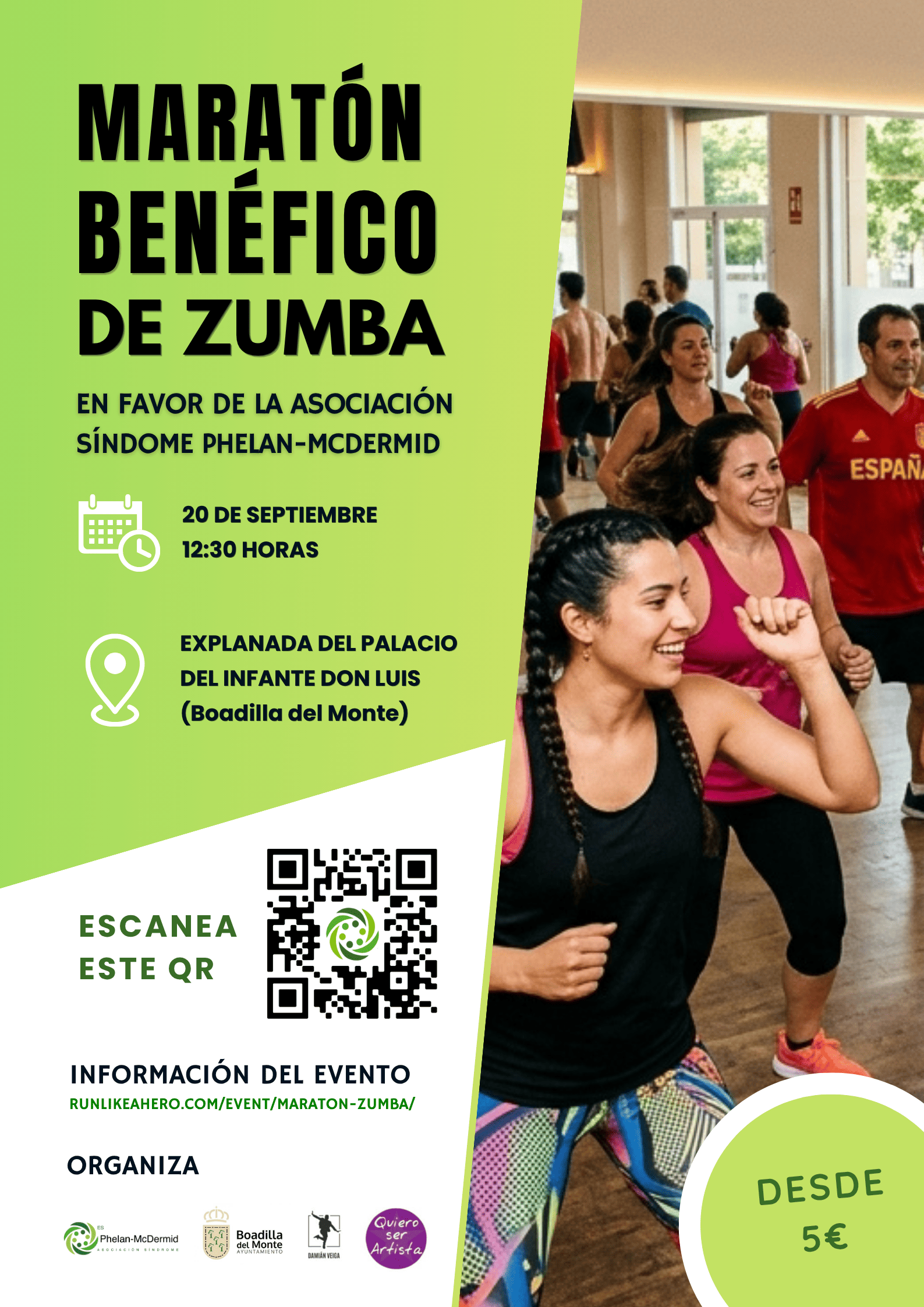 Maratón benéfico de Zumba