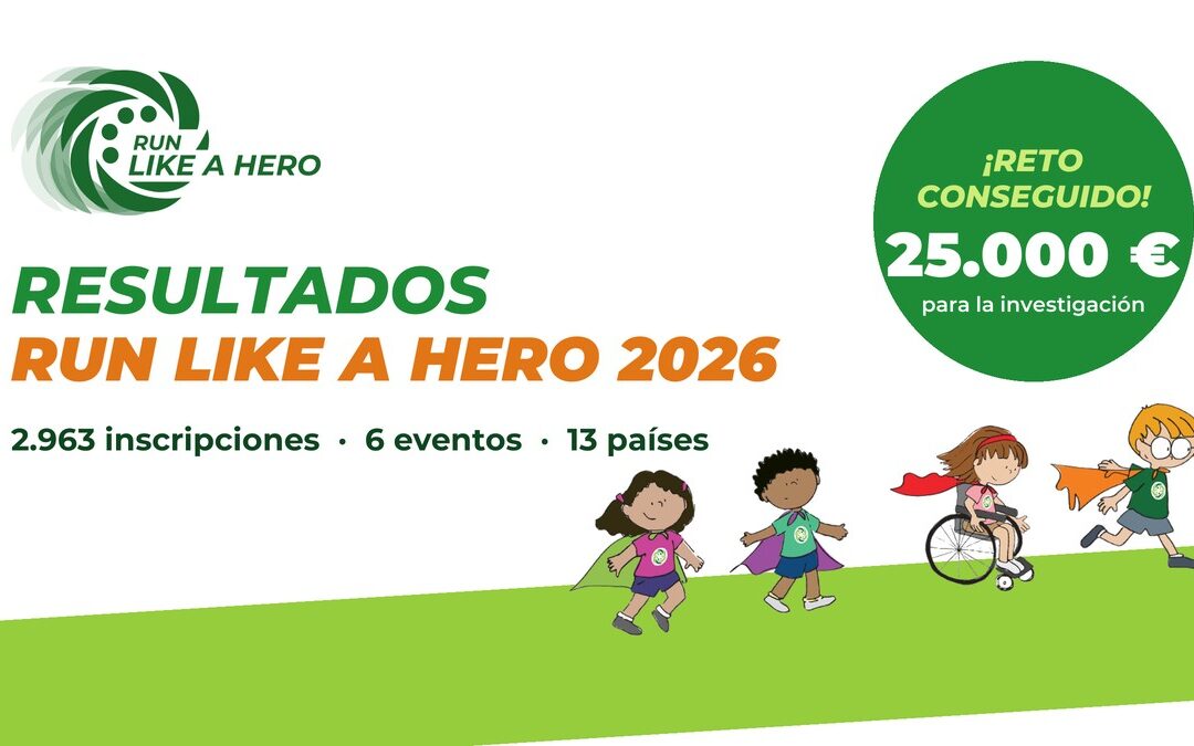 Run Like a Hero 2026 logra  25.000 euros para la investigación